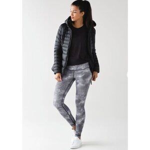 Lululemon Wunder Under Pant III Diffusion White Black Leggings